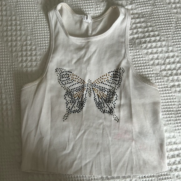 Garage sequin butterfly tank - Picture 6 of 6